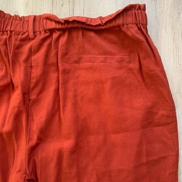ELODIE rust orange button jogger pants - Picture 10 of 10